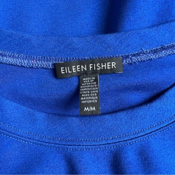 Eileen Fisher Flex Tencel Ponte Round Neck Top - M - Picture 5 of 8